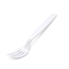 Vidli�ka, plastov�, opakovane pou�ite�n�, 18 cm, 50 ks, biela