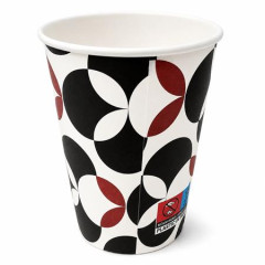 Papierov� poh�r, 2 dl, priemer: 75 mm, 50 ks, vzorovan�