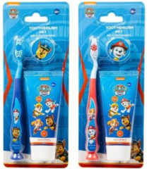 Zubn� pasta a zubn� kefka, sada, pre deti, 3+,  "Paw Patrol", mix farieb