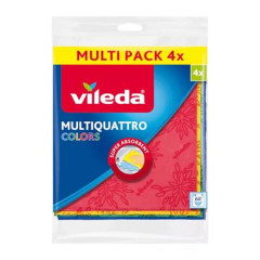 Utierka, s mikrovl�knom, 4 ks, VILEDA "Multi Quattro"