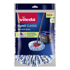 N�hrada pre rota�n� mop, VILEDA "H2PrO", biela-modr�
