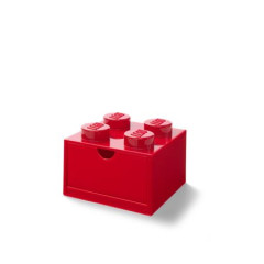 lon box na stl, zsuvkov, LEGO "Brick 2x2", erven