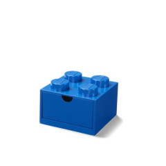 lon box na stl, zsuvkov, LEGO "Brick 2x2", modr