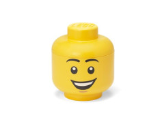 �lo�n� box, mal�, hlava, LEGO, Happy Boy