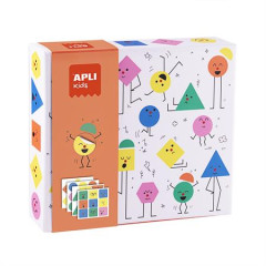 N�lepky, geometrick�, sada, APLI Kids "Geometric", em�cie
