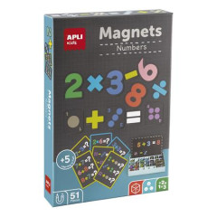 Magnetick sprava zrunost, 51 ks, APLI Kids "Magnets", sla