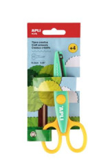 No�nice, kreat�vne, vlnit�, APLI Kids "Toothed", zelen�-�lt�