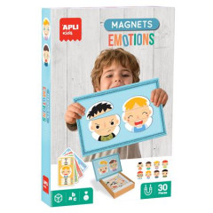 Magnetick� s�prava zru�nost�, 30 ks, APLI Kids "Magnets", em�cie