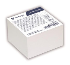 Kancel�rsky blok, 85x85x50 mm, VICTORIA OFFICE