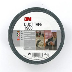 Lepiaca pska, tkanina, 50 mmx50 m, 3M "Duct Tape 1900", ierna, 24 kotov