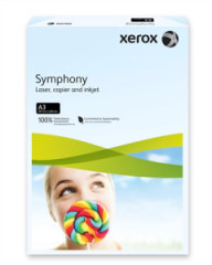 Kancelrsky papier, farebn, A3, 80 g, XEROX "Symphony", svetlomodr  (pastelov)