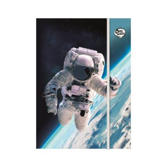 Doska s gumi�kou, kart�n, A4, OPTISCHOOL "Astronaut"
