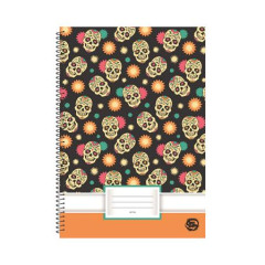 �pir�lov� zo�it, A4, �ist�, 70 listov, OPTISCHOOL, "Skull"