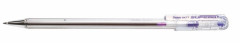 Gukov pero, 0,35 mm, s vrchnkom, PENTEL "Superb BK77", fialov