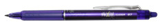 Roller, 0,35 mm, odstrniten psmo, PILOT "Frixion Clicker" 07, fialov