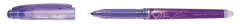 Roller, 0,25 mm, ostr� hrot, odstr�nite�n� p�smo, PILOT "Frixion Point" 05, fialov�
