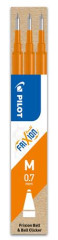 Npl do rollerov, 0,35 mm, odstrniten, PILOT "Frixion Ball/Clicker" 07, oranov