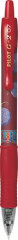 Glov pero, 0,32 mm, stlac mechanizmus, PILOT "G-2 One Piece", erven