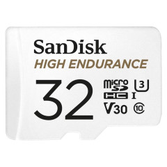 SanDisk microSDHC High Endurance Video 32 GB C 10 U3 V30, adapt�r