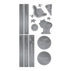 Reflexn� samolepky coocazoo StickyRicky, Silver