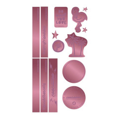 Reflexn� samolepky coocazoo StickyRicky, Berry