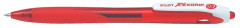 Gukov pero, 0,27 mm, stlac mechanizmus, PILOT "Rexgrip", erven