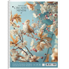 pirlov zoit, A4, linajkov, 80 listov, SHOLYARYK "College Block Creative Minds", mix