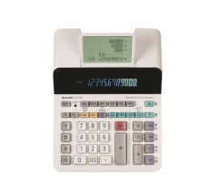 Kalkulaka, stolov, s pomocnm displejom, 12 miestny disple, SHARP "EL-1901"