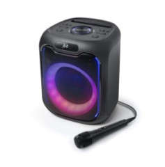 Reproduktor, Bluetooth, s mikrofnom, LED svetlami, 150W, MUSE "M-1803DJ", ierny