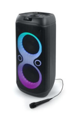 Reproduktor, Bluetooth, s mikrofnom, LED svetl, 600W, MUSE "M-1937DJ", ierny