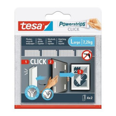Veiak, samolepiaci, vekos S, TESA "Powerstrips CLICK"