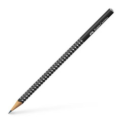 Grafitov ceruzka, B, trojhrann, FABER-CASTELL "Sparkle", perleovo ierna