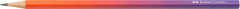 Grafitov� ceruzka, B, trojhrann�, FABER-CASTELL "Flow", �erven�-fialov�