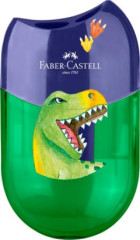 Strhadlo, displej, dvojdierov, so zsobnkom,  FABER-CASTELL, dinosaurus