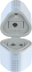 Strhadlo, trojdierov, FABER-CASTELL "Grip 2001 Trio", modr