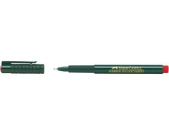 Liner, 0,4 mm, FABER-CASTELL "Finepen 1511", �erven�