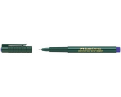 Liner, 0,4 mm, FABER-CASTELL "Finepen 1511", modr�