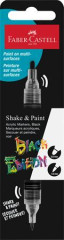Dekoran popisova, 1,0/3,0 mm, obojstrann, akrylov, FABER-CASTELL "Shake&Paint", ierny