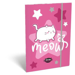 Doska s gumi�kou, kart�n, A4, LIZZYSULI, "Kit tok Stars Purrfect"