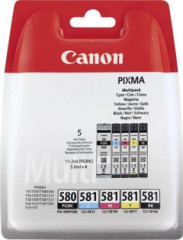 PGI580/CLI581 npl multipack do Pixma TS7550, 8150, 9150 tlaiarn, CANON, pgb+b+c+m+y, 11,2ml+4*5,6ml