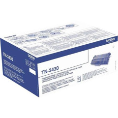 TN3430 toner do laserov�ch tla�iarn� HL-L5000D, HL-L5100DN, HL-L5200DW, HL-L6300DW, BROTHER, �ierny, 3k