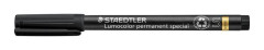 Permanentn� popisova�, 0,4 mm, S, STAEDTLER "Lumocolor Special 319", �ierny