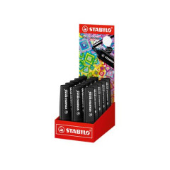 Zv�raz�ova�, displej, 2-5 mm, STABILO "BOSS original NatureColors", �ierna