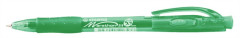 Gu���kov� pero, 0,4 mm, stl��ac� mechanizmus, STABILO "Marathon", zelen�