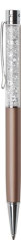 Gu���kov� pero, rosegold, s bielymi kri�t�mi SWAROVSKI�, 14 cm, ART CRYSTELLA�