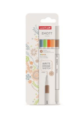 Liner, sada, 0,4 mm, UNI Emott Natural, 5 rznych farieb
