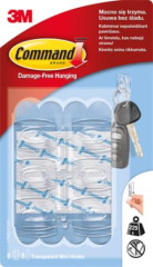 Mini plastov� ve�iak, 3M "Command", prieh�adn�