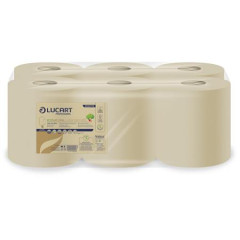 Papierov� utierky, kot��ov�, 2 -vrstvov�, LUCART "L-One Maxi 450", havana hned�