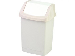 Odpadkov� k�� s v�klopn�m vekom,  25 l, CURVER "Click-It", savana