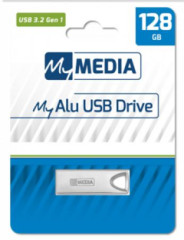 USB k���, 128GB,  USB 3.2 Gen1, hlin�kov� kryt, MYMEDIA "Alu" (by VERBATIM)